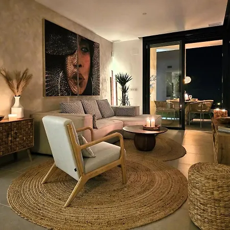 Willa Boho In Polop, Heated Private Pool, Sea & Mountain Views